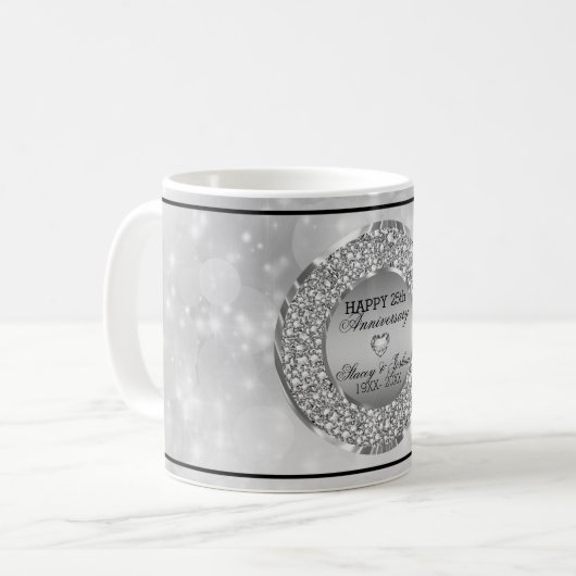 Mug Silver Diamonds (Devant gauche)