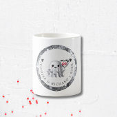 Mug Silver Ghost Valentine Design Motif