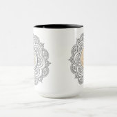 Mug Silver & Gold Mandala (Centre)
