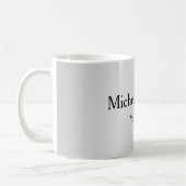 Mug Silver Grey Professionnel Unique Classique Simple (Gauche)