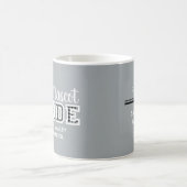 Mug Silver Grey School Pride Mascotte Nom de la boîte (Centre)