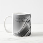 Mug Silver Lines 25e anniversaire du Mariage d'argent (Gauche)