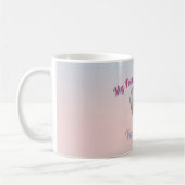 Mug Silver Metallic Heart Pink Blue Pastel Valentine M (Gauche)