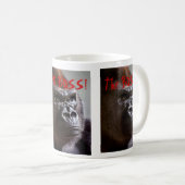 Mug Silverback de gorille le patron (Devant droit)