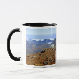 Mug Silversword sur le bord du cratère Haleakala depui