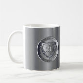 Mug Silvery, 10e, 20e, 25e, 70e Mariage (Gauche)