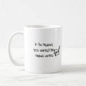 Mug S'Im parlant, vous prend des notes (Gauche)