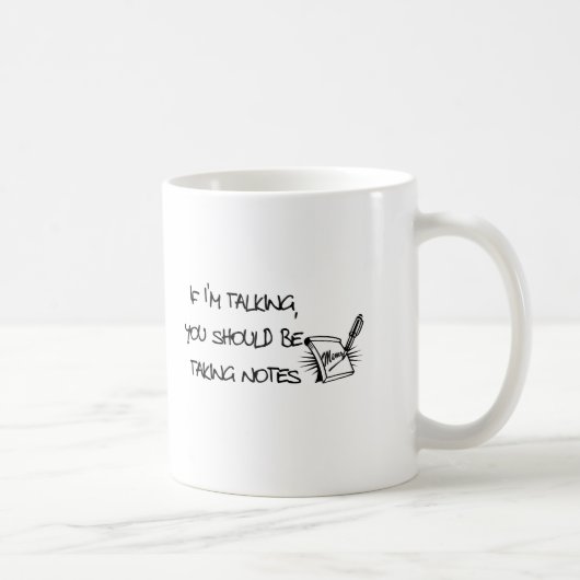 Mug S'Im parlant, vous prend des notes (Droite)