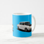 Mug Simca 1000 Rallye - image de voiture de 2 x - (Devant droit)