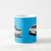 Mug Simca 1000 Rallye - image de voiture de 2 x - (Centre)