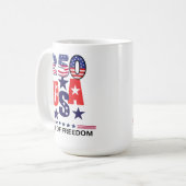 Mug Simple 250th us independence patriotic July 4th (Devant gauche)