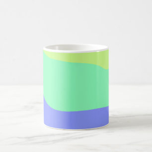 Mug Simple abstrait coloré minimal ajouter votre barre