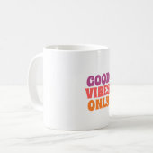 Mug Simple abstrait coloré minimal ajouter votre texte (Devant gauche)