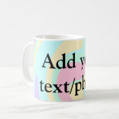 Mug Simple acrylique pour marbre ajouter votre nom de (Devant gauche)