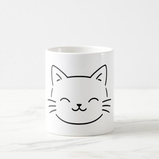 Mug Simple Aesthetic Kitty Design (Centre)