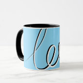 Mug Simple Amour Conçu (Devant gauche)