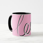 Mug Simple Amour Conçu (Devant gauche)