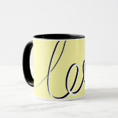 Mug Simple Amour Conçu (Devant gauche)