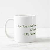 Mug Simple Anne de pignons verts (Gauche)
