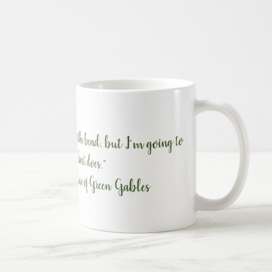 Mug Simple Anne de pignons verts (Droite)