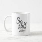 Mug Simple Bible Chrétienne Verse Be Still Psalm 16 Mu (Gauche)
