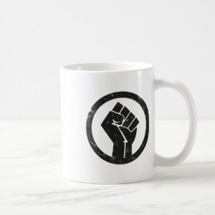 Mug Simple Black Life Matériau de protestation Power P