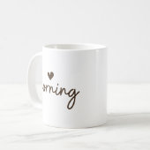 Mug Simple Brown "Morning" (Devant gauche)