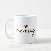 Mug Simple Brown "Morning" (Gauche)