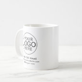 Mug Simple Business Logo Company Promotional Swag (Devant gauche)