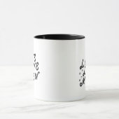 Mug Simple Charm Love Love Meow Cute Fishbone (Centre)