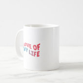 Mug Simple Charmant Amour Spécial de Ma Vie Propre (Devant gauche)