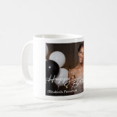 Mug Simple Classique Joyeux Anniversaire Photo (Devant gauche)
