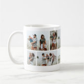 Mug Simple Collage Minimal de 10 Photos  (Gauche)