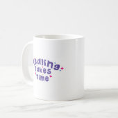 Mug Simple Comfort Gentle Healing Takes Place Clean (Devant gauche)