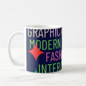 Mug Simple Contemporary Graphic (Gauche)