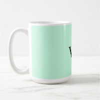 Simple couleur unie ajouter nom texte monogramme