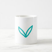 Mug simple custom colorful blue sparkle glitter throw (Centre)
