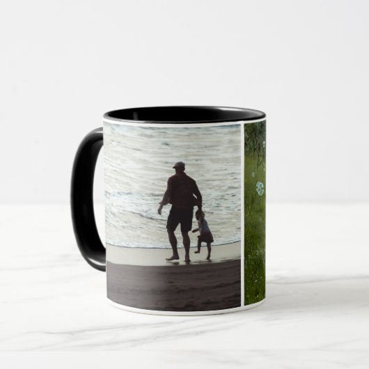 Mug Simple Custom Two Photo (Devant gauche)