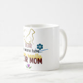 Mug Simple Cute Chat Maman Mère cadeau de jour (Devant droit)
