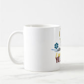 Mug Simple Cute Chat Maman Mère cadeau de jour (Gauche)