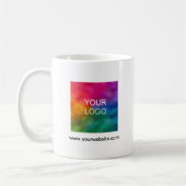 Mug Simple Design Upload Your Business Logo Here (Gauche)