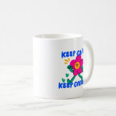 Mug Simple Dessin Animé Continuez Continuez Croître Co (Devant droit)