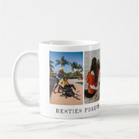 Simple Deux Besties Forever Photo Personnalisée