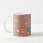 Mug Simple Earth Tone Joyeux Noël (Gauche)