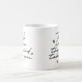 Mug Simple Elégant Beau Script manuscrit propre (Centre)
