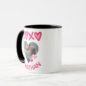 Mug Simple Élégant Cute Love Valentines Sweet Couple (Devant gauche)
