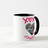 Mug Simple Élégant Cute Love Valentines Sweet Couple (Devant droit)