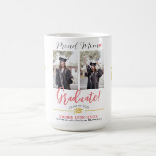 Mug Simple Elegant Graduation or Casquette Merci Scrip