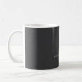 Mug Simple Élégant Minimaliste Moderne Gris (Gauche)