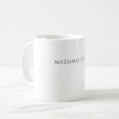 Mug Simple Élégant Moderne (Devant gauche)